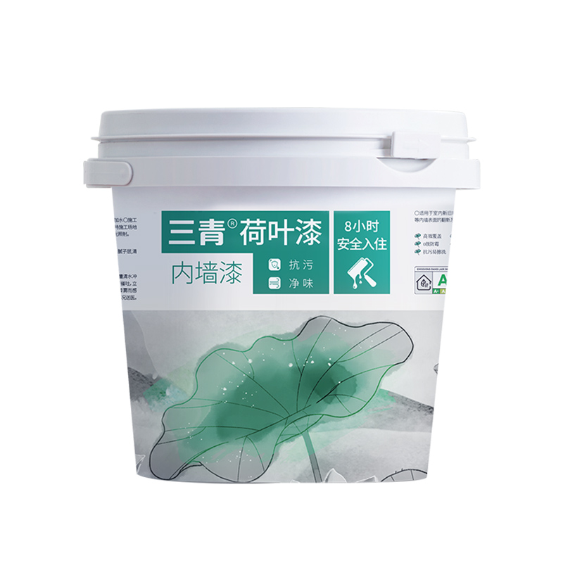 三青墙面漆乳胶漆室内家用涂料内墙自刷白色修复防水环保净味油漆