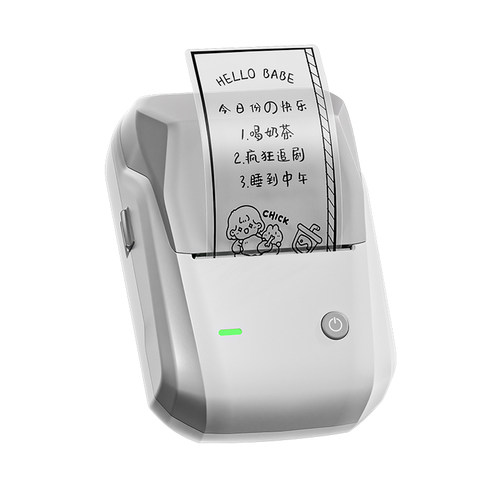 精臣B1透明标签打印机小型便携式家用商用产品日期大尺寸标签贴价格二维码开关标识贴精油瓶防水贴纸打码机