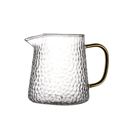 公道杯玻璃锤纹分茶器大容量耐热