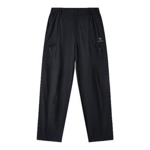 骆驼男装直筒工装裤男春季2026吸湿速干户外休闲情侣款长裤子