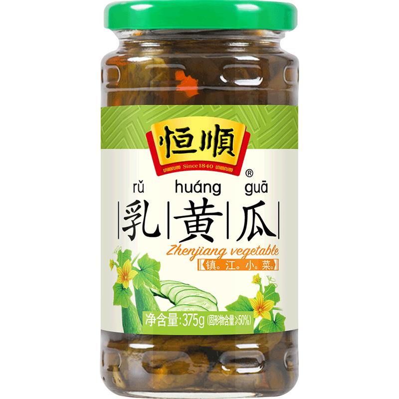 恒顺乳黄瓜香菜心什锦菜萝卜头嫩甜瓜酱菜咸菜泡菜下饭小菜榨菜