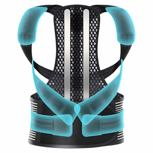 脊柱侧弯矫正器青少年初中生挺直背不勒背脊椎牵引驼背背部矫正器