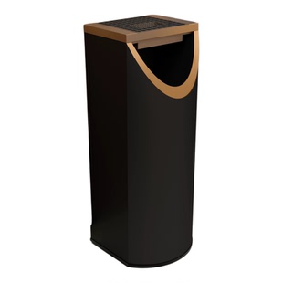 TTXC创意V型投口烟灰缸大垃圾桶商用立式酒店大堂楼道电梯果皮箱