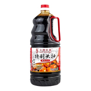增城特产正果灶基特制头抽1.9L天然生晒黄豆酿造酱油特级酱油生抽