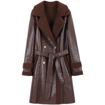 加肥加大码200斤秋冬装皮衣外套