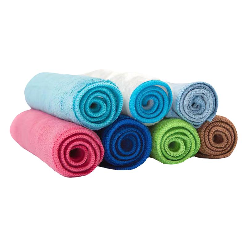 好慷家政保洁分区七色保洁毛巾厨房抹布人造丝去油污油烟机百洁布