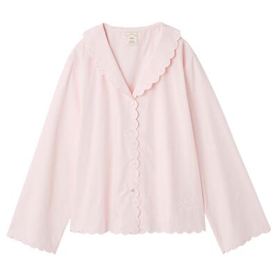 gelato pique25秋冬新品女睡衣4色多样条纹碎花衬衫PWFT254342