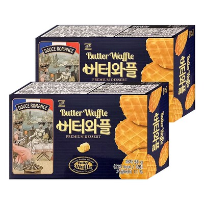 韩国进口SEOJU西洲黄油华夫饼干