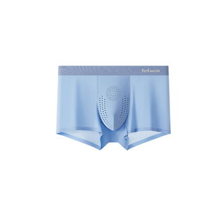 猫人冰丝男士内裤2026新款青少年夏季超薄四角短裤无痕透气平角裤