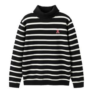 巴拉巴拉男童毛衣中大童保暖针织衫儿童中高领毛衫冬装新款童装潮