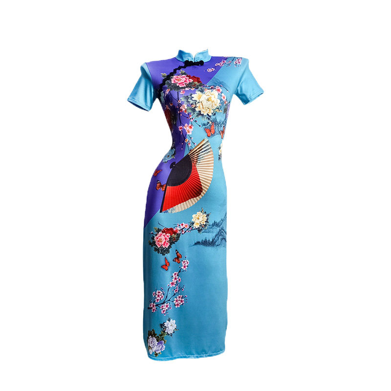 拉丁舞蹈服连衣裙又见梵羽
