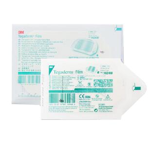 3M透明敷料1624W防水透明静脉留置针导管固定敷贴picc保护膜1626w