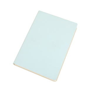 中佳皮面笔记本本子a5简约风手账本日记本软面皮加厚横线空白记事本女大学生读书记录阅读摘抄本可定制logo