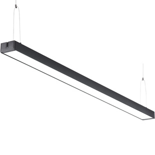 LED长条灯造型办公室吊灯吸顶长方通书房商场商铺灯具网咖健身房