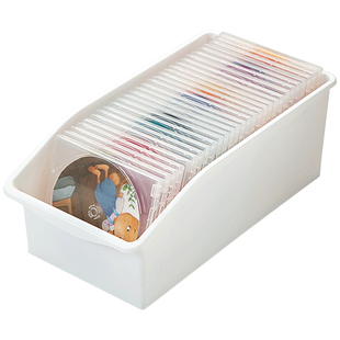 cd盒收纳盒碟片架子专辑展示架光碟存放盒子光盘专辑架黑胶收纳箱