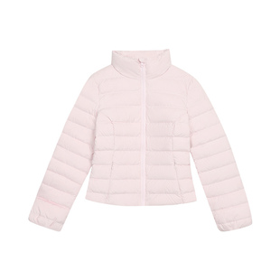 pusumede 冬之叙事 轻薄立领收腰羽绒服女90白鸭绒简约修身短外套