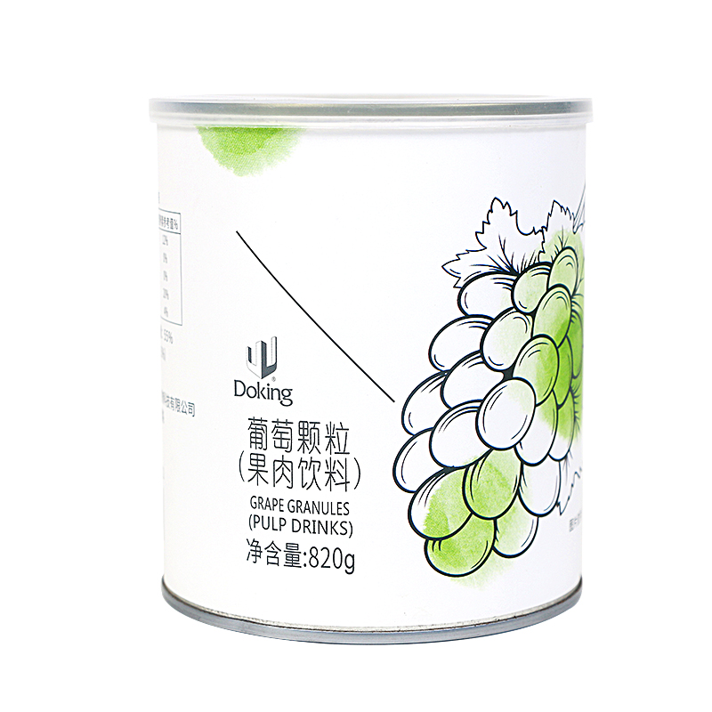 盾皇多肉葡萄颗粒酱罐头去籽青提水果汁饮料果肉粒奶茶店原料商用