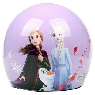 台湾EVO史迪奇蓝电动摩托车儿童头盔男女宝宝小孩安全帽保暖冬季