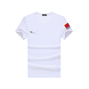 白色海航速干体能服定制刺绣海锚水手衣服训练服军迷水手短袖T恤