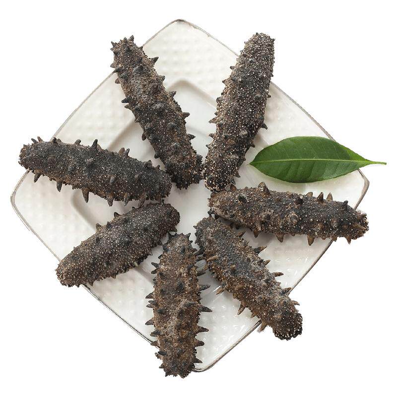 红胡子深海纯淡干海参青岛50g