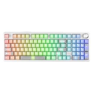 狼蛛F99Pro三模客制化机械键盘无线蓝牙办公电竞游戏无畏契约专用