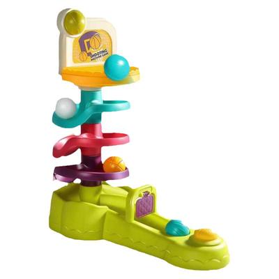 谷雨婴儿玩具投篮轨道转转乐