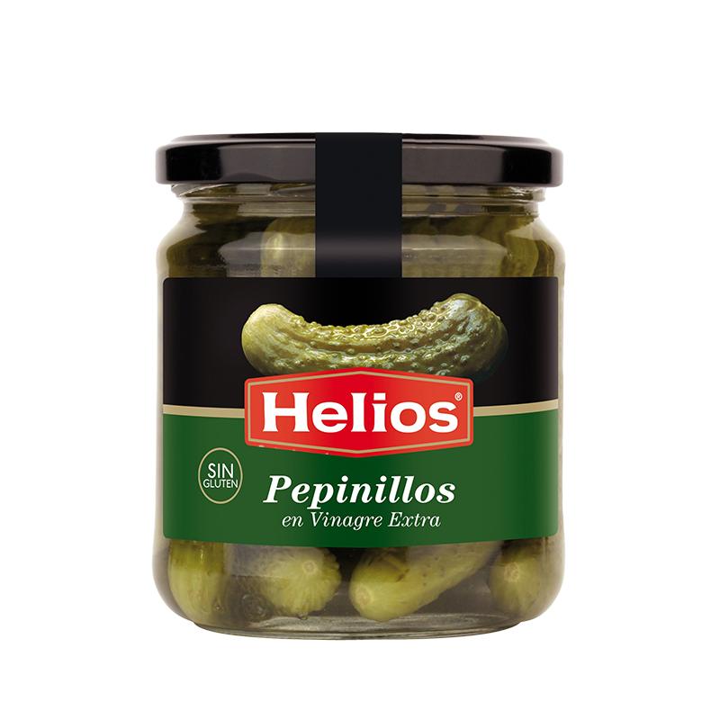 進(jìn)口helios喜璐酸青瓜腌乳黃瓜0低脂泡菜醬瓜下飯菜漢堡沙拉罐頭