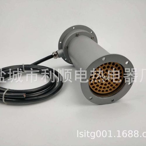 双法兰大功率热风器 LS 10000DF 400V 5.5-20KW 工业吹风加热器