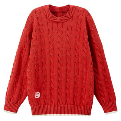 【100%纯棉】儿童毛衣亲肤抗起球