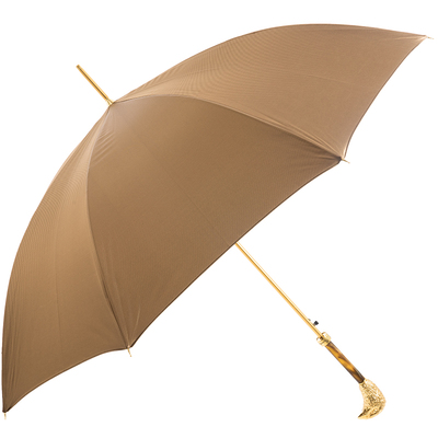 Pasotti晴雨伞镀金鹰头手柄