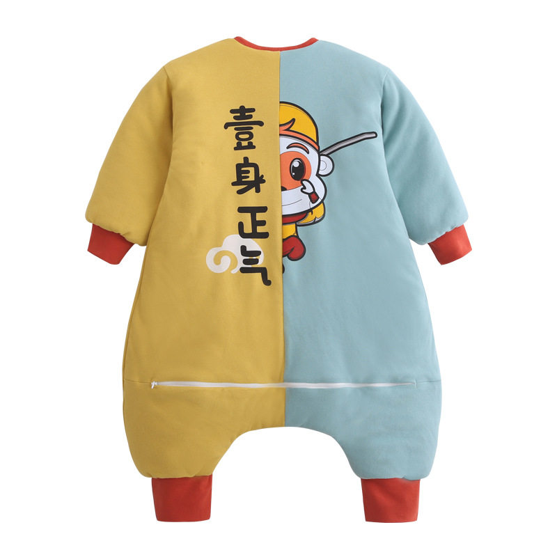 呼西贝秋冬季夹棉加厚睡袋防踢被