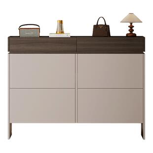 超薄入门极薄款家用门口翻斗入户17cm25cm现代简约带极窄实木鞋柜