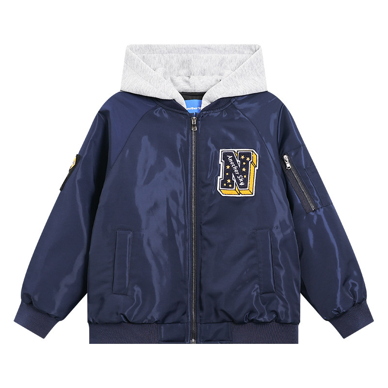 加厚秋冬季连帽帽子棒球服保暖潮