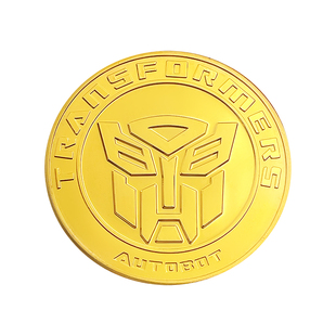 大黄蜂变形金刚纪念章Transformers擎天柱汽车人标志硬币漫威收藏