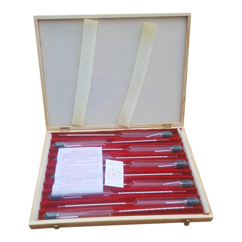 精密酒精计0.1高精度测量仪表自酿酒度计十只组酒度计比重计包邮