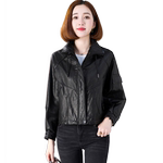 海宁真皮皮衣女2025冬新短款鹅羽绒小个子机车头层牛皮夹克小外套