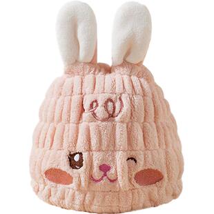 包邮】爱贝迪拉儿童干发帽子超强吸水速干宝宝女童洗浴洗头包头巾