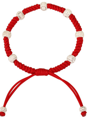 奥丽宝宝925纯银原创红绳手链