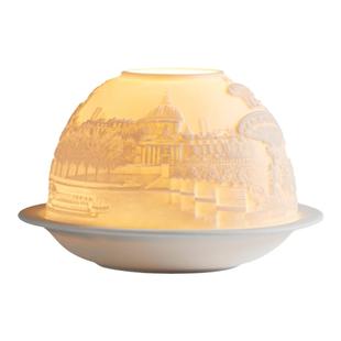 法国柏图 BERNARDAUD 华灯初上系列蜡烛碗巴黎风景闺蜜生日礼物