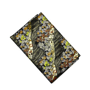 出口日本和风布西阵织金襕织物 宽织锦缎枝上樱花金丝织手工腰带