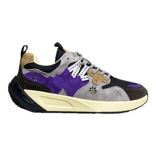 阿甘鞋2026春季新款皮面拼色厚底增高休闲鞋老爹鞋爆款德训男鞋