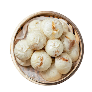 乾清十三品浙江嵊州老面黑猪肉小笼包子速食早餐半成品面点肉包子