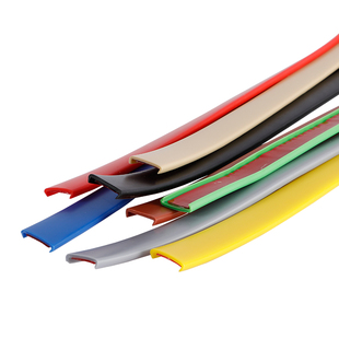 封边条U型软质自粘木板包边橱柜家具u型软收边条木工衣柜包边条