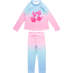 儿童专业运动套装快干排汗女童羽毛球网球训练防晒春秋长袖速干衣