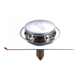 老式旧地漏改造弹跳式铜防臭器芯卫生间下水道防臭款防反味神器盖