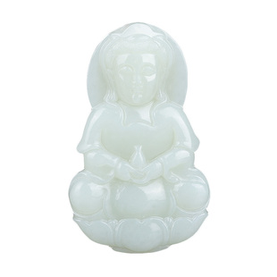 阿富汗玉石软白玉蝉吊坠挂件阿富汗知了一鸣惊人挂件