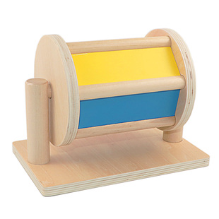 蒙特梭利教具木制物体恒存盒纺织鼓儿童早教套装1-3岁宝宝玩具