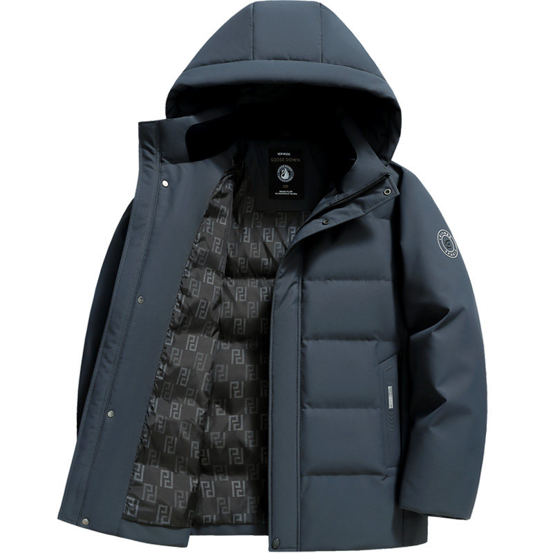 雪中飞短款加厚保暖鹅绒羽绒服