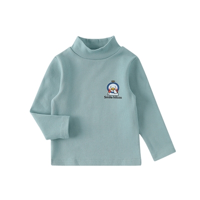 儿童打底衫纯棉加绒秋冬款