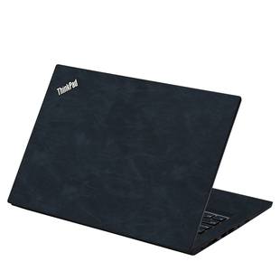 适用ThinkPad T490 E490笔记本皮革贴膜联想T450E480T440电脑外壳保护膜T460S超迁R490机身贴纸T470P键盘膜